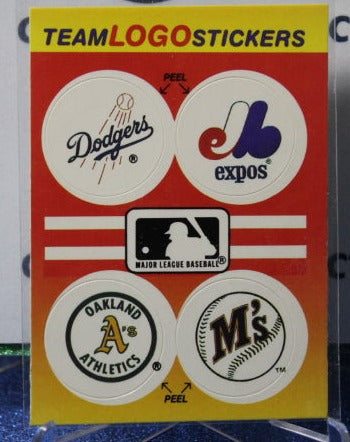 1991 FLEER TEAM LOGO STICKER CHECKLIST  BASEBALL