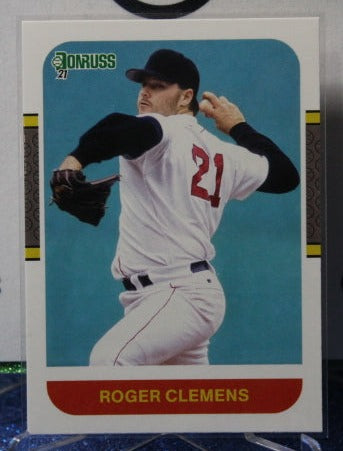 2021 PANINI DONRUSS ROGER CLEMENS # 236  BOSTON RED SOX  BASEBALL