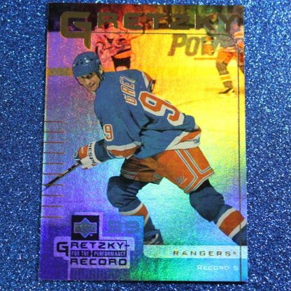 1999 WAYNE GRETZKY # 5  McDONALD'S PERFORMANCE RECORD FOIL UPPER DECK RANGERS NHL