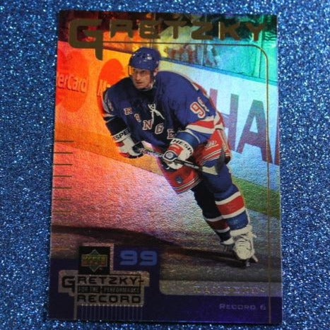 1999 WAYNE GRETZKY # 6  McDONALD'S PERFORMANCE RECORD FOIL UPPER DECK RANGERS NHL