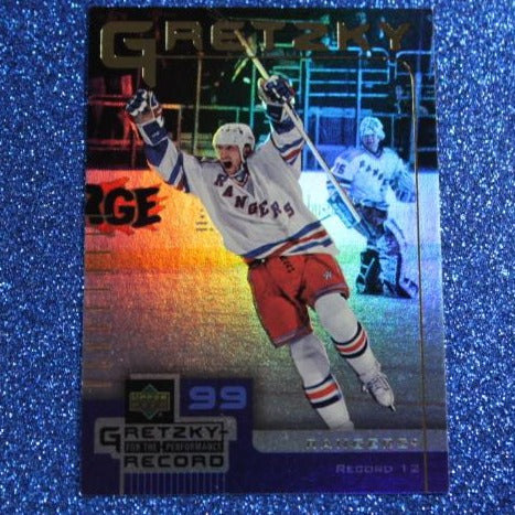 1999 WAYNE GRETZKY # 12  McDONALD'S PERFORMANCE RECORD FOIL UPPER DECK RANGER NHL