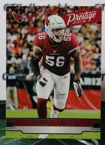 2019 PANINI PRESTIGE TERRELL SUGGS # 191 NFL CARDINALS GRIDIRON CARD