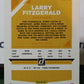 2019 PANINI DONRUS LARRY FITZGERALD # 10 NFL CARDINALS GRIDIRON CARD