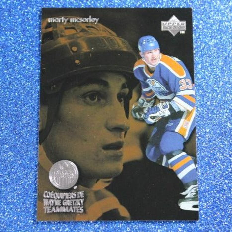 1998 WAYNE GRETZKY # T3  McDONALD'S TEAMMATES  FOIL UPPER DECK OILERS / KINGS /  RANGERS NHL