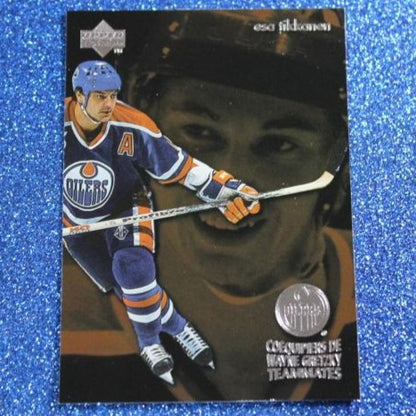 1998 WAYNE GRETZKY # T6  McDONALD'S TEAMMATES  FOIL UPPER DECK OILERS / KINGS /  RANGERS NHL