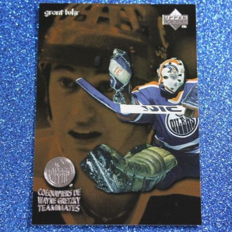 1998 WAYNE GRETZKY # T7  McDONALD'S TEAMMATES  FOIL UPPER DECK OILERS / KINGS /  RANGERS NHL