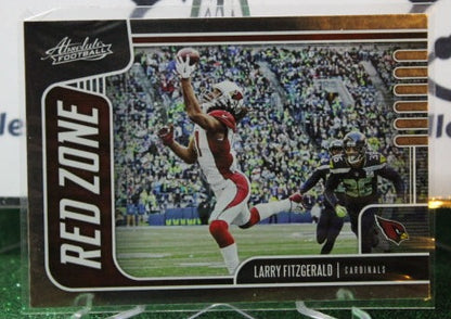2019 PANINI ABSOLUTE LARRY FITZGERALD # 1 RED ZONE FOIL NFL CARDINALS GRIDIRON CARD