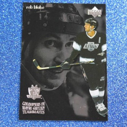 1998 WAYNE GRETZKY # T11  McDONALD'S TEAMMATES  FOIL UPPER DECK OILERS / KINGS /  RANGERS NHL