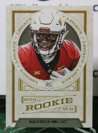 2019 PANINI LEGACY HAKEEM BUTLER # 169 ROOKIE NFL CARDINALS GRIDIRON CARD