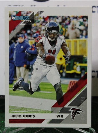 2019 PANINI DONRUSS  JULIO JONES # 19  NFL FALCONS GRIDIRON CARD