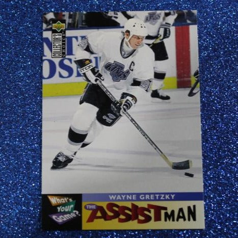 WAYNE GRETZKY # 361  ASSIST MAN  UPPER DECK 1995  L A KINGS  NHL