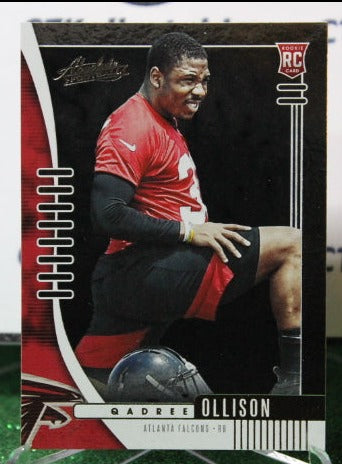 2019 PANINI ABSOLUTE GADREE OLLISON # 200 ROOKIE FOIL NFL FALCONS GRIDIRON CARD