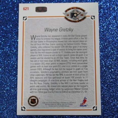 WAYNE GRETZKY # 621 UPPER DECK 1991-92  L A KINGS  NHL