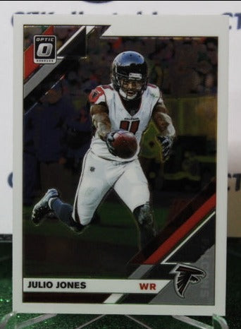 2019 PANINI DONRUSS OPTIC JULIO JONES # 8 FOIL  NFL FALCONS GRIDIRON CARD