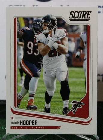 2018 PANINI SCORE  AUSTIN HOOPER # 18 NFL FALCONS GRIDIRON CARD