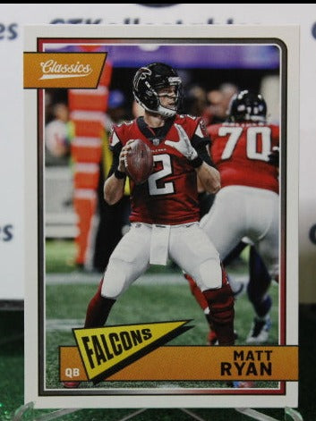 2018 PANINI CLASSICS MATT RYAN # 4 NFL FALCONS GRIDIRON CARD