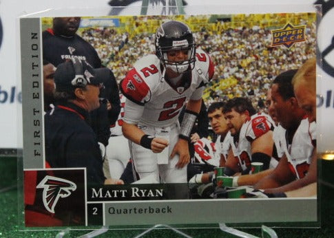 2009 UPPER DECK MATT RYAN # 6 NFL FALCONS GRIDIRON CARD