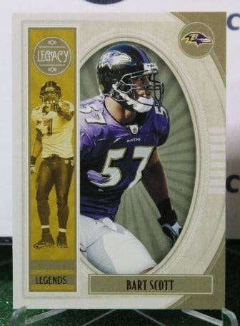 2019 PANINI LEGACY BART SCOTT # 121  NFL RAVENS GRIDIRON CARD