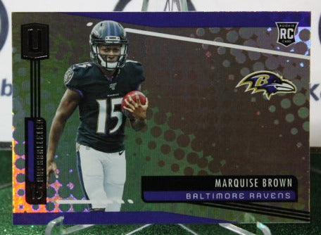2019 PANINI UNPARALLELED MARQUISE BROWN # 224 ROOKIE  NFL RAVENS GRIDIRON CARD