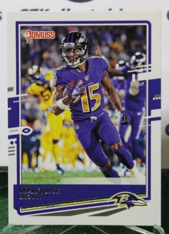 2020 PANINI DONRUSS MARQUISE BROWN # 34 NFL RAVENS GRIDIRON CARD