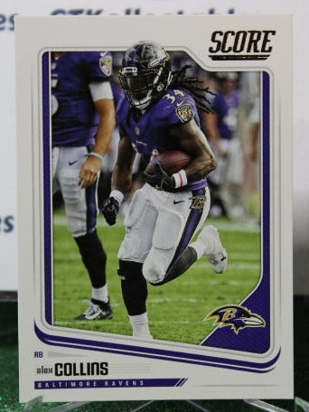 2018 PANINI SCORE ALEX COLLINS # 29 NFL RAVENS GRIDIRON CARD