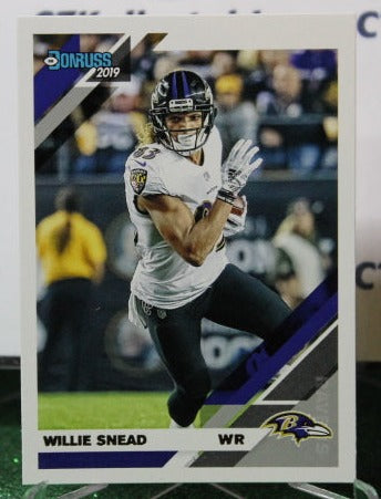 2019 PANINI DONRUSS WILLIE SNEAD # 27 NFL RAVENS GRIDIRON CARD