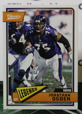 2018 PANINI CLASSICS JONATHAN OGDEN # 103 LEGENDS NFL RAVENS GRIDIRON CARD