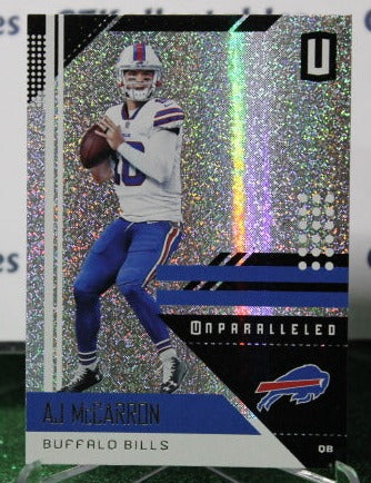 2018 PANINI UNPARALLELED AJ McCARRON # 20  NFL BUFFALO BILLS GRIDIRON CARD