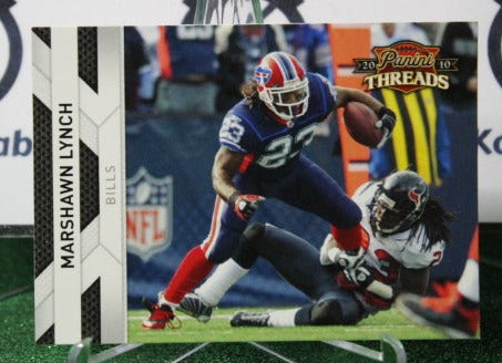 2010 PANINI THREADS MARSHAWN LYNCH # 16  NFL BUFFALO BILLS GRIDIRON CARD