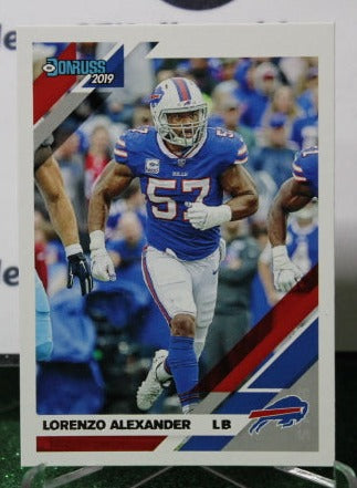 2019 PANINI DONRUSS LORENZO ALEXANDER # 39 NFL BUFFALO BILLS GRIDIRON CARD