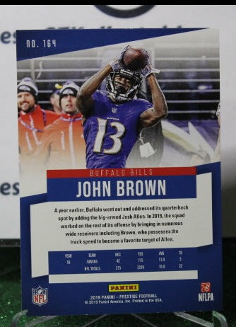 2019 PANINI PRESTIGE JOHN BROWN # 164 NFL BUFFALO BILLS GRIDIRON CARD