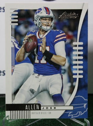 2019 PANINI ABSOLUTE JOSH ALLEN # 7 NFL BUFFALO BILLS GRIDIRON CARD