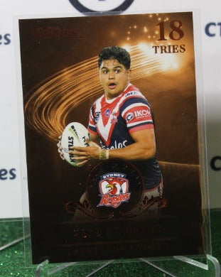 2020 NRL TRADERS LATRELL MITCHELL # LLB 8/9 BRONZE TRIES SYDNEY ROOSTERS