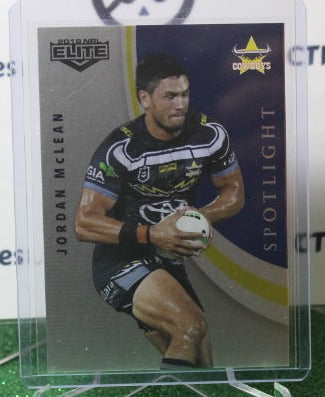 2019 NRL ELITE JORDAN McLEAN # SP 09/16 SPOTLIGHT  NORTH QUEENSLAND COWBOYS