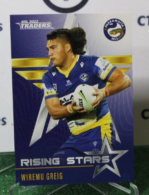 2022 NRL TRADERS WIREMU GREIG # RS 29/48 RISING STARS PARRAMATTA EELS