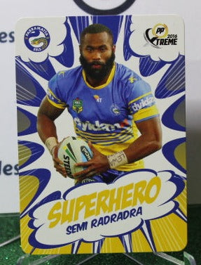 2016 NRL XTREME SEMI RADRADRA # SH 19/32 SUPERHERO PARRAMATTA EELS