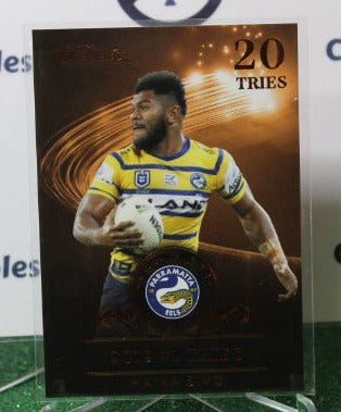 2020 NRL TRADERS MAIKA SIVO # LLB 7/9 BRONZE TRIES PARRAMATTA EELS