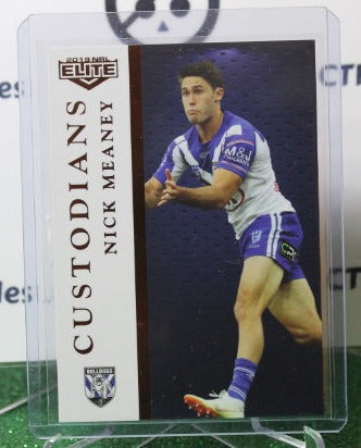 2019 NRL ELITE NICK MEANEY # C 3/16 CUSTODIANS  CANTERBURY- BANKSTOWN BULLDOGS