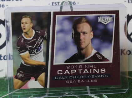 2019 NRL ELITE DALY CHERRY-EVANS # CC 06/18 CAPTAINS MANLY SEA EAGLES