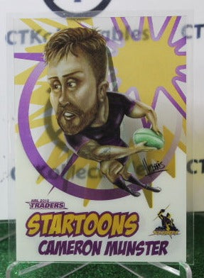 2018 NRL TRADERS CAMERON MUNSTER # ST 8/18 STARTOONS MELBOURNE STORM