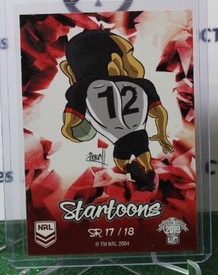 2019 NRL TRADERS ADAM BLAIR  # SR 17/18 STARTOONS RED  NEW ZEALAND WARRIORS