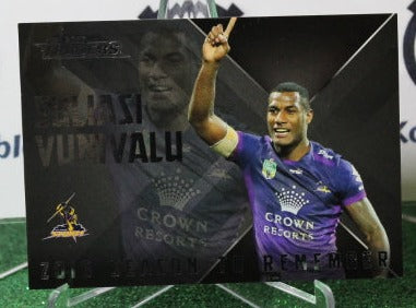 2017 NRL TRADERS SULIASI VUNIVALU # SR 13/32 SEASON TO REMEMBER MELBOURNE STORM