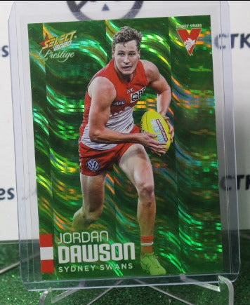 2020 SELECT PRESTIGE AFL JORDAN DAWSON # 167 GREEN SYDNEY SWANS 037/60