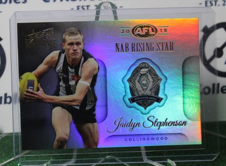 2019 SELECT DOMINANCE AFL JAIDYN STEPHENSON # MW4 NAB RISING STAR COLLINGWOOD