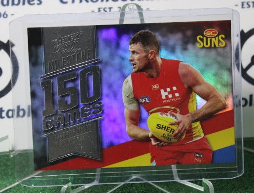 2020 SELECT PRESTIGE AFL PEARCE HANLEY # MG40 MILESTONE  091/200 GOLD COAST SUNS