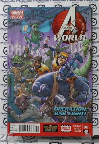 AVENGERS WORLD # 009  VF MARVEL COMIC BOOK 2014