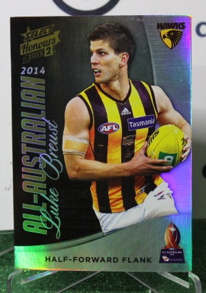 2015 SELECT  AFL HONOURS 2 LUKE BREUST # AA12 ALL-AUSTRALIAN HAWTHORN HAWKS