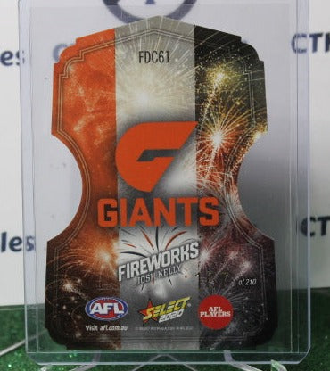 2020 SELECT  AFL JOSH KELLY # FDC61 FIREWORKS 167/210 GWS GIANTS