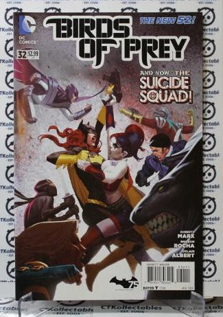 BIRDS OF PREY # 32  COLLECTABLE COMIC BOOK DC 2014 SUICIDE SQUAD