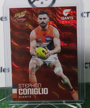 2020 SELECT  AFL PRESTIGE STEPHEN CONIGLIO # 79 RED 099/170 GWS GIANTS